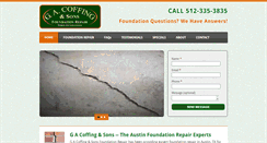 Desktop Screenshot of foundationandleveling.com